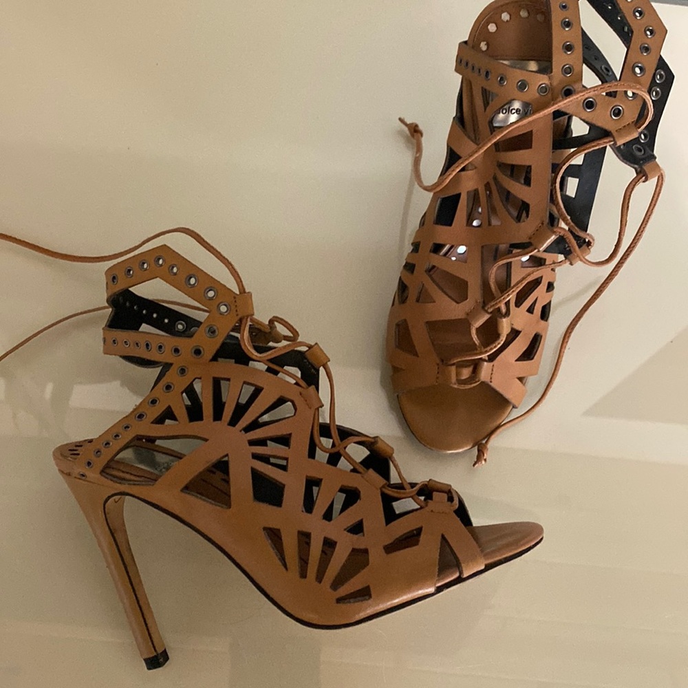 Dolce Vita strappy leather heels